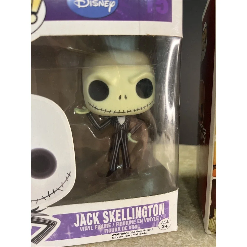 2 Funko POP! Disney Jack Skellington  #15 And Disney Pumpkin King #153 New